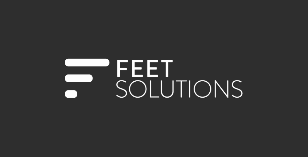 Logo de Feet Solutions BCN, laboratorio B2B de ortopodología que digitalizó su gestión comercial con un sistema operativo automatizado diseñado por Laura Perarnau.