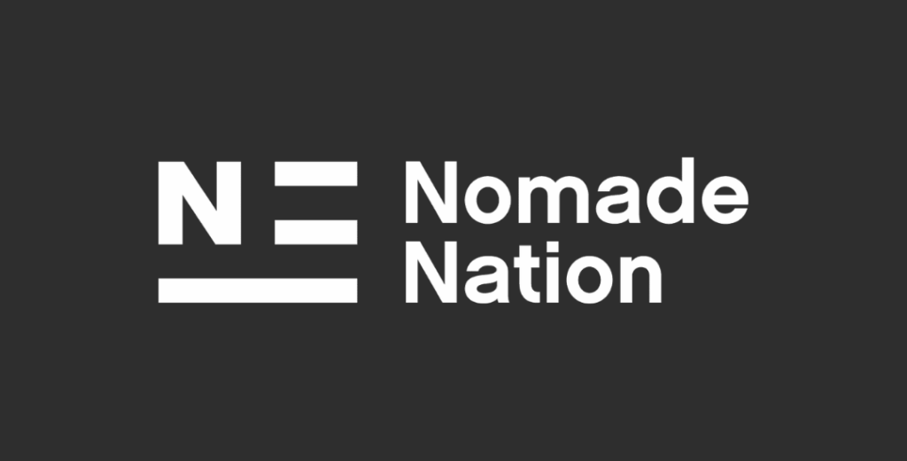 Logo de Nomade Nation, DNVB especializada en campers que profesionalizó su venta consultiva con un sistema de automatización y reporting creado por Laura Perarnau.